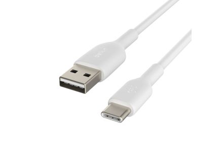 CABLE USB BELKIN USB/ A MACHO A TIPO C MACHO 1M BLANCO