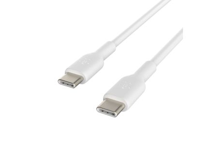 CABLE USB BELKIN BOOSTCHARGE TIPO C MACHO A TIPO C MACHO 1M BLANCO