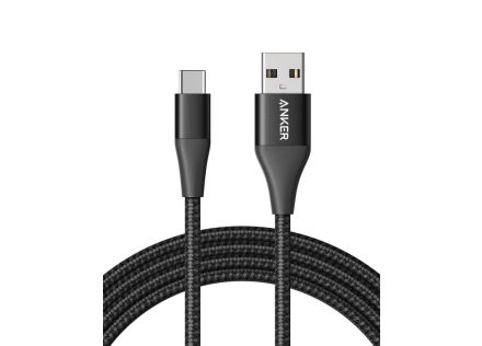 CABLE USB 2.0 ANKER POWERLINE+ II USB/ A MACHO A TIPO C MACHO 1,8M NEGRO