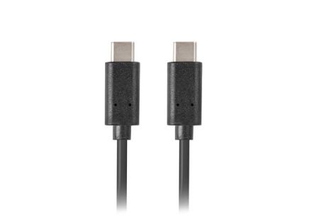 CABLE 2.0 LANBERG USB C MACHO/USB C MACHO 0.5M NEGRO