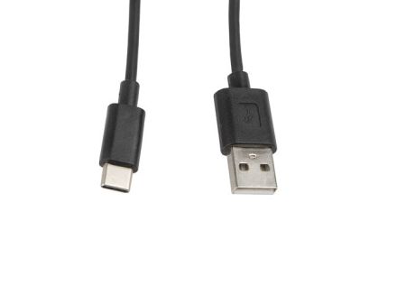 CABLE USB LANBERG 2.0 MACHO/USB C MACHO 1M NEGRO