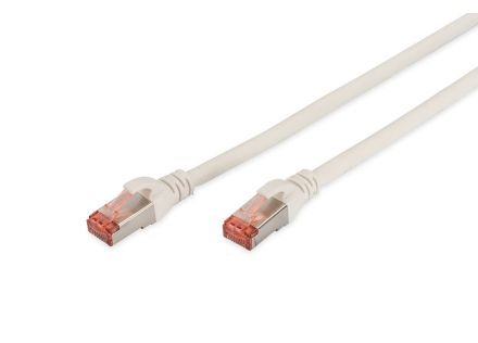 CABLE DIGITUS S-FTP CAT 6 CU LSZH AWG 27/7 LENGHT 0.5M 10 PCS BLANCO