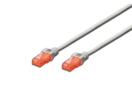 CABLE CONEXION DIGITUS CAT 6 U-UTP PVC AWG 26/7 1M GRIS