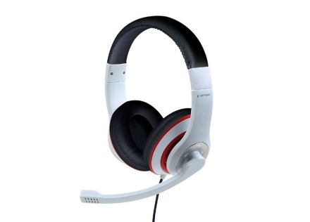 AURICULARES GEMBIRD MICROFONO CONTROL VOL BLANCO ALAMBRICO