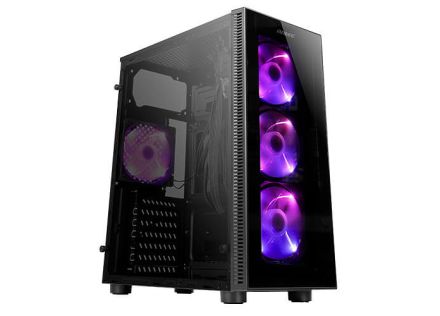 CAJA GAMING ANTEC NX210 ATX 2XUSB2.0 1XUSB3.0 SIN FUENTE NEGRO ARGB