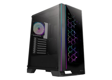 CAJA GAMING ANTEC NX600 ATX 2XUSB2.0 1XUSB3.0 SIN FUENTE NEGRO ARGB