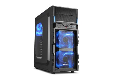 CAJA SHARKOON VG5-W ATX 2XUSB3.0 SIN FUENTE AZUL