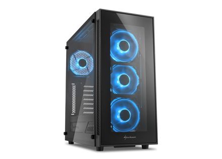 CAJA SHARKOON TG5 ATX 2XUSB3.0 2XUSB2.0 SIN FUENTE AZUL