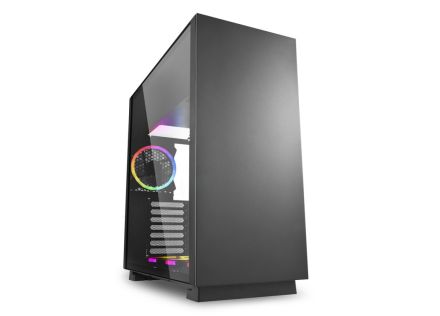 CAJA SHARKOON PURE STEEL ATX 2XUSB3.0 SIN FUENTE RGB