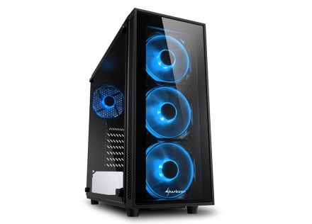 CAJA SHARKOON TG4 BLUE ATX 2XUSB3.0 SIN FUENTE