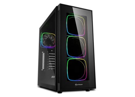 CAJA SHARKOON TG6 ATX 2XUSB3.0 2XUSB2.0 SIN FUENTE RGB