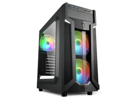 CAJA ATX SHARKOON VG6-W RGB 2XUSB3.0 SIN FUENTE