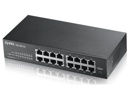 SWITCH ZYXEL GS1100-16 16XRJ45 GIGABIT UNMANAGED