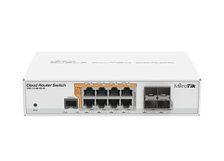 SWITCH MIKROTIK CRS112-8P-4S-IN