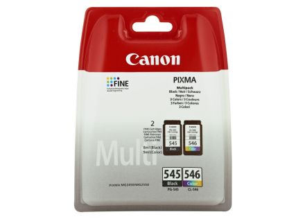 TINTA CANON PG545 CL546 PACK2 NEGRO COLOR