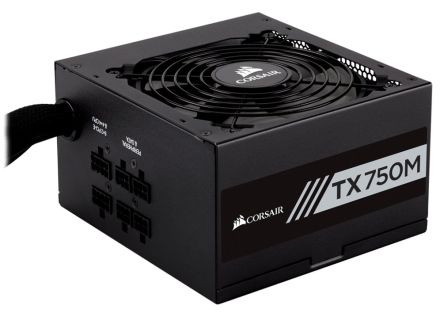 FUENTE ALIMENTACION CORSAIR TX750M 750W 80+ GOLD SEMI MODULAR