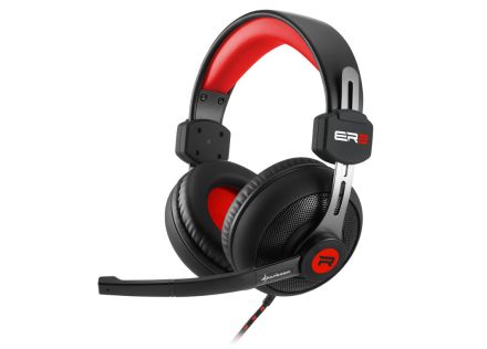 AURICULARES GAMING SHARKOON RUSH ER2 ROJO MICROFONO ALAMBRICO