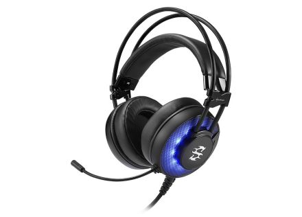 AURICULARES GAMING SHARKOON SKILLER SGH2 NEGRO MICROFONO ALAMBRICO LED