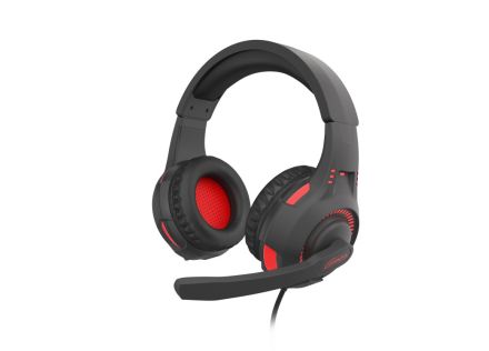 AURICULARES GAMING GENESIS RADON 200 7.1 USB NEGRO ROJO