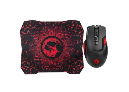 PACK SCORPION RATÓN+ALFOMBRILLA GAMING M355+G1 BK NEGRO