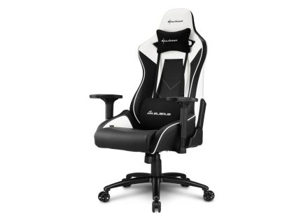 SILLA GAMING SHARKOON ELBRUS 3 NEGRO BLANCO 160G