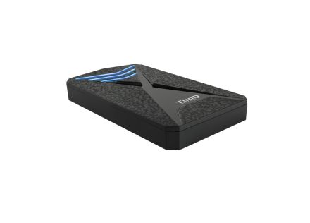 CAJA EXTERNA TQE-2550BL 2,5" 9,5 MM SATA USB 3.0/3.1 LED AZUL