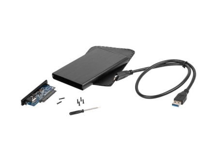 CAJA EXTERNA NATEC RHINO DISCO DURO 2,5" USB 2.0 SATA NEGRA