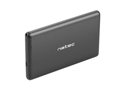 CAJA EXTERNA NATEC RHINO-C DISCO DURO 2,5" USB C SATA NEGRA