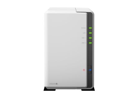 NAS SYNOLOGY DS220J 2 BAHIAS 1,4 GHZ