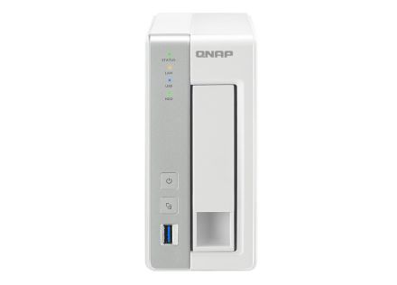 NAS QNAP TS-131P 1 BAHIA 1,7 GHZ BLANCO