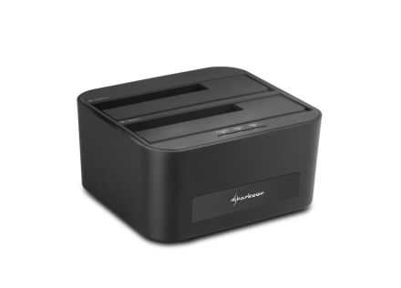 DOCKING STATION SHARKOON QUICKPORT XT DUO 2.5"/3.5" SATA USB 3.0 CLONE FUNCTION