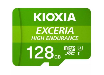 MICRO SD KIOXIA 128GB EXCERIA HIGH ENDURANCE UHS-I C10 R98 CON ADAPTADOR