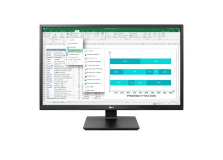 MONITOR LG 24BK550Y-B 23,8" IPS FHD 5MS USB DVI HDMI VGA DP PIVOT AJUST MM NEGRO