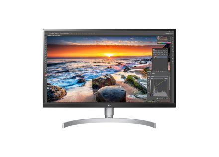 MONITOR LG 27UL850-W 27" IPS UHD 4K HDMI DP USBC ALTAVOCES NEGRO PLATA