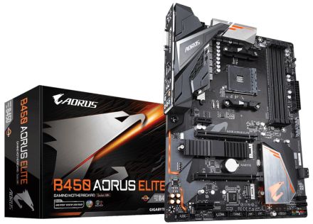 PLACA BASE GIGABYTE B450 AORUS ELITE AM4 ATX 4XDDR4