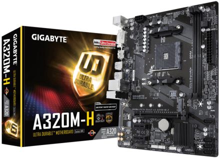 PLACA BASE GIGABYTE A320M H AM4 MATX 2DDR4