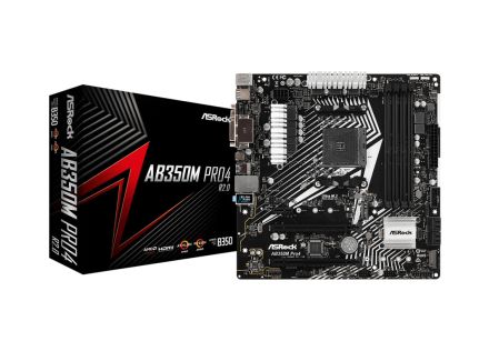 PLACA BASE ASROCK AB350M PRO4 R2.0 MATX 4XDDR4