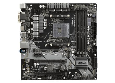 PLACA BASE ASROCK B450M PRO 4 AM4 ATX 4XDDR4