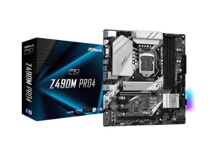 PLACA BASE ASROCK Z490M PRO4 1200 MATX 4XDDR4