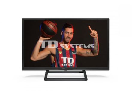 TV TD SYSTEMS K24DLX11HS 24" HD SMART ANDROIDTV WIFI USB HDMI NEGRO