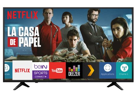 TV HISENSE 43B7100 43" UHD 4K SMART WIFI NEGRO HDMI USB MODO HOTEL