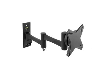 SOPORTE PARED TV LP2323TN-B 13-27 GIRA/INCLI (3 PIVOTES) NEGRO