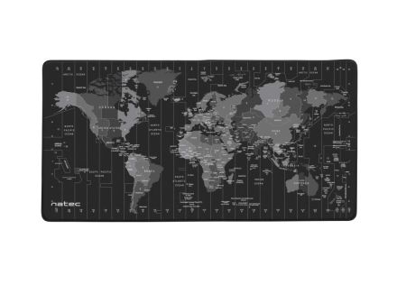 ALFOMBRILLA NATEC TIME ZONE MAP MAXI 800X400 MM RATON