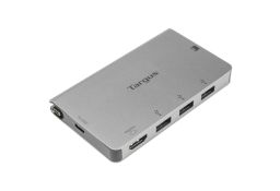 ADAPTADOR TARGUS USB-C A 1xHDMI Y 3xUSB 3.0 LECTOR SD/ MICROSD PLATA