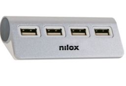 HUB NILOX 4x USB 2.0 BLANCO