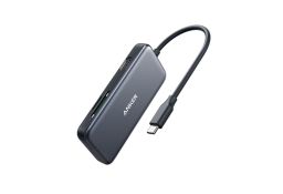 HUB USB ANKER TIPO C A 2x USB 3.0 1x HDMI 1x SD+ microSD NEGRO