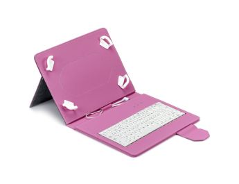 FUNDA TABLET MAILLON URBAN KEYBOARD USB 9.7"-10.2" ROSA