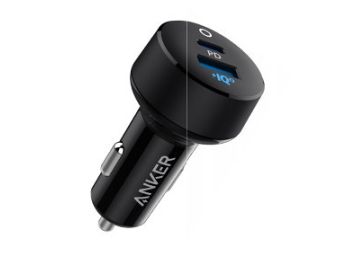 CARGADOR COCHE ANKER POWER DRIVE PD 2 NEGRO 1x USB 1x TIPO C