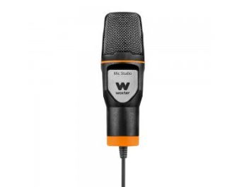 MICROFONO CONDENSADOR WOXTER MIC STUDIO NEGRO