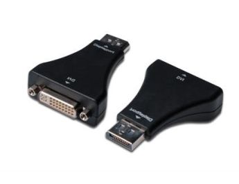 CONVERSOR DIGITUS VIDEO DISPLAYPORT DP - DVI-I (24+5) M/H CON BLOQUEO SW